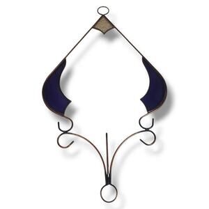 Suncatcher Abstract Design with Purple & White Open Design